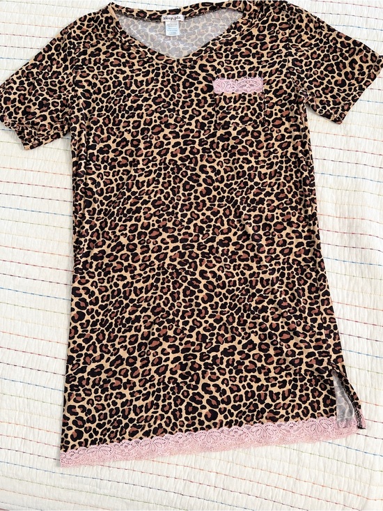 Other - Women’s Leopard Print Nightgown in Brown and Pink